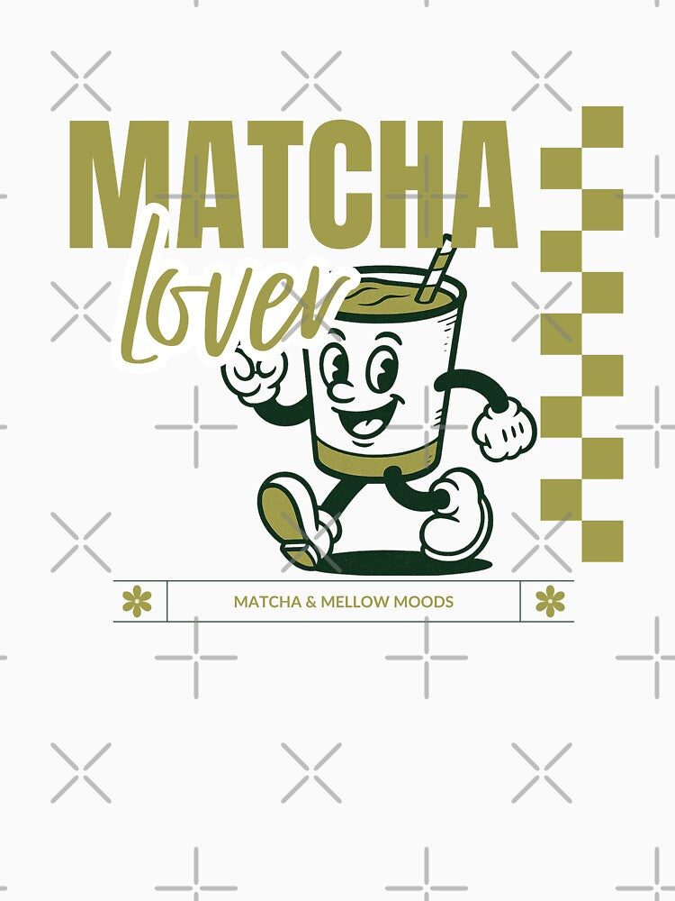 Retro Matcha Latte - Matcha Lover by Nacho Average Designs