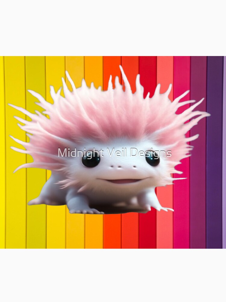 A cute Axolotl (Background 5) by Midnight Veil Designs