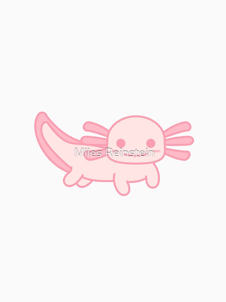 Pink Axolotl by Miles Reinstein