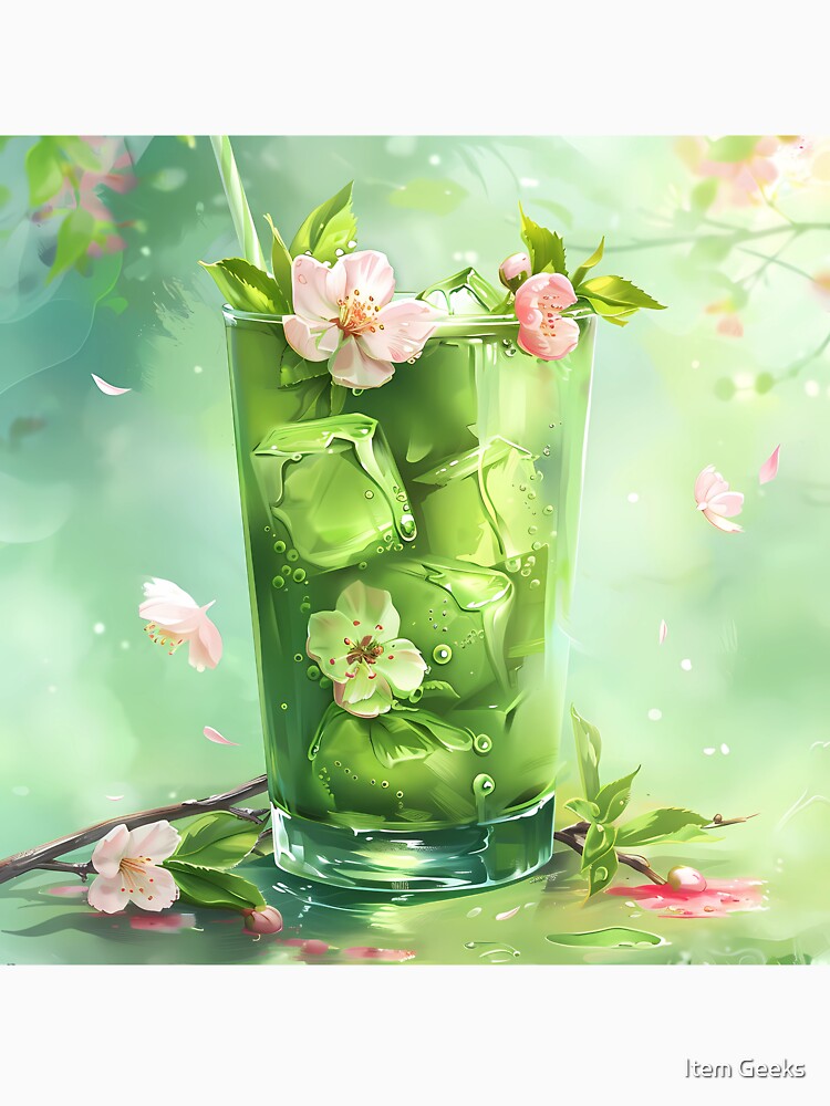Matcha Green Tea Iced Tea by Item Geeks