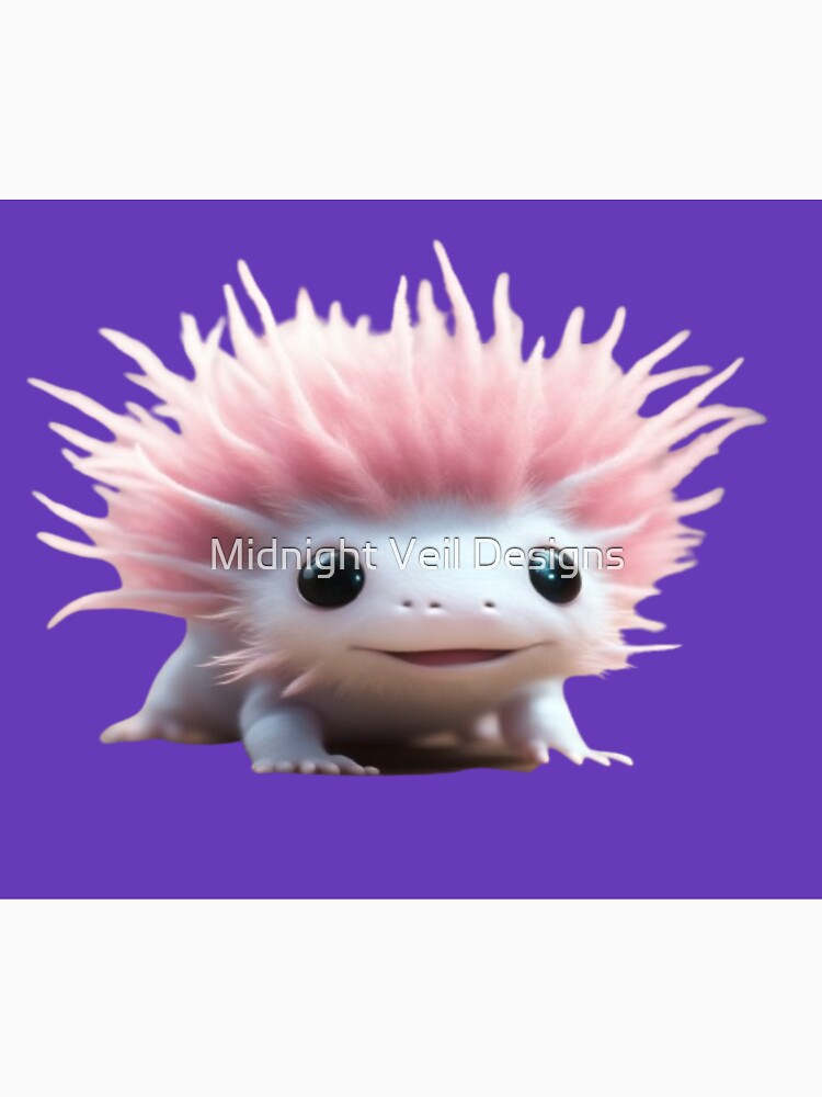 A Cute Axolotl (Colour 8) by Midnight Veil Designs