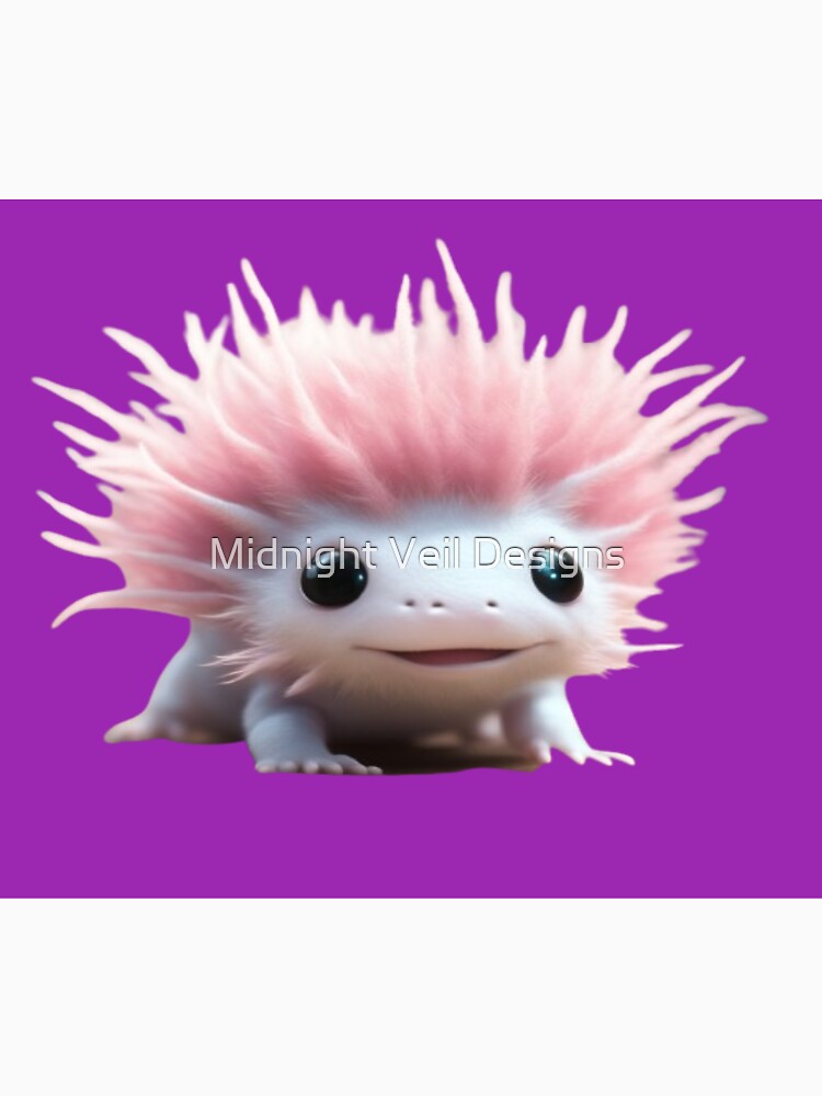 A Cute Axolotl (Colour 3) by Midnight Veil Designs