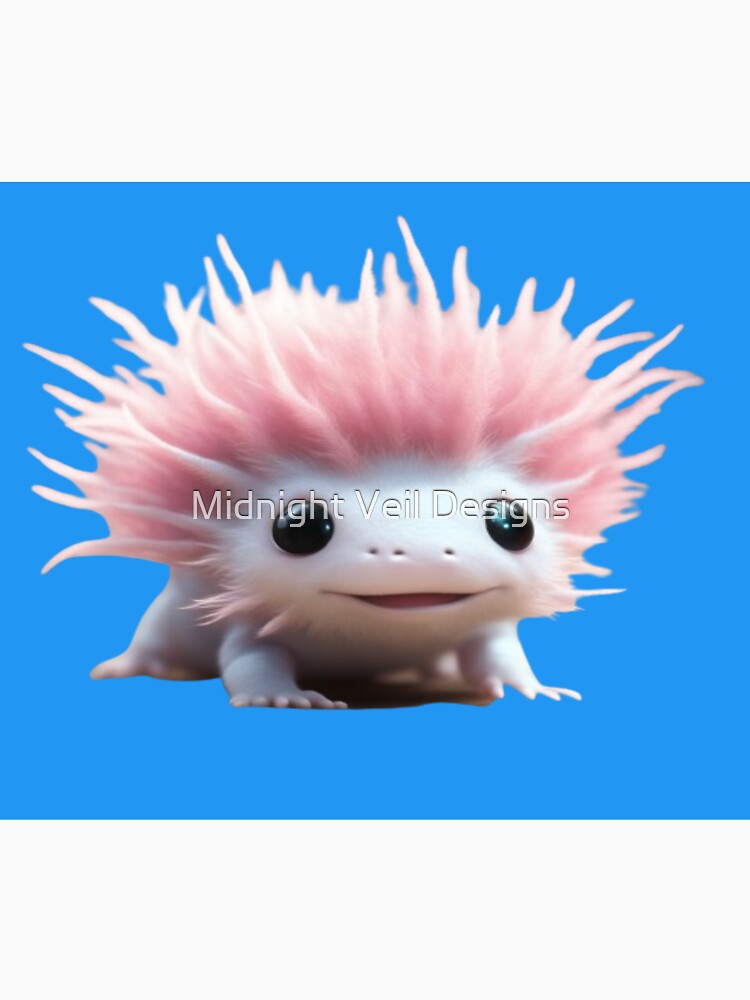 A Cute Axolotl (Colour 10) by Midnight Veil Designs