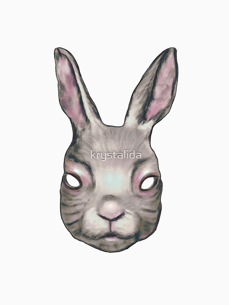 white bunny mask by krystalida