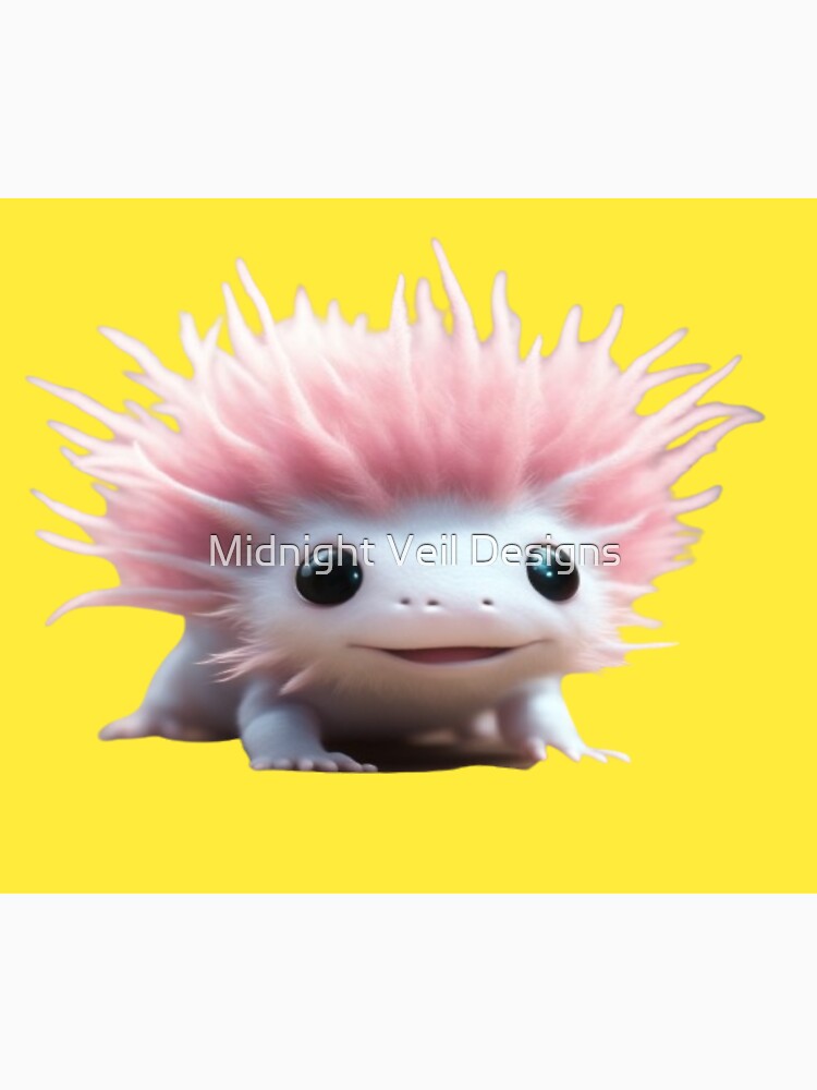 A Cute Axolotl (Colour 4) by Midnight Veil Designs