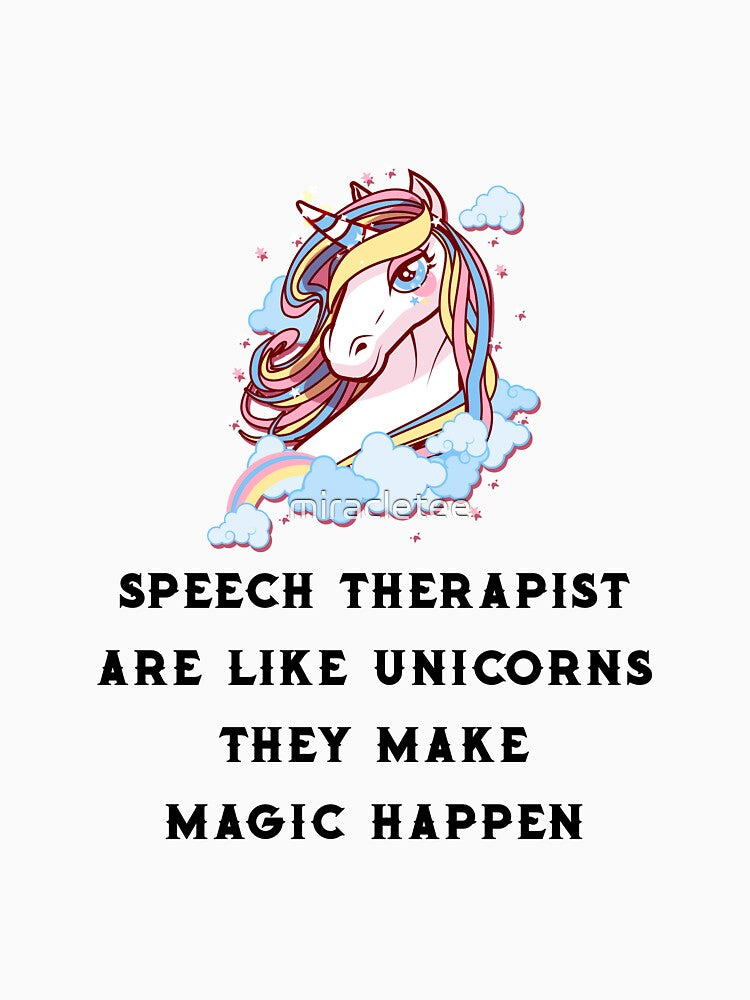 Speech Therapist Are Like Unicorns Speech Therapy by miracletee