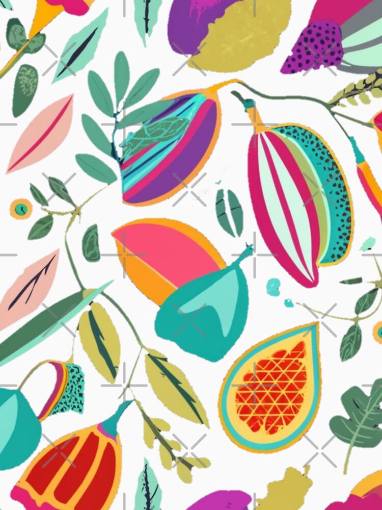 Fruits and flowers pattern by RkskArt