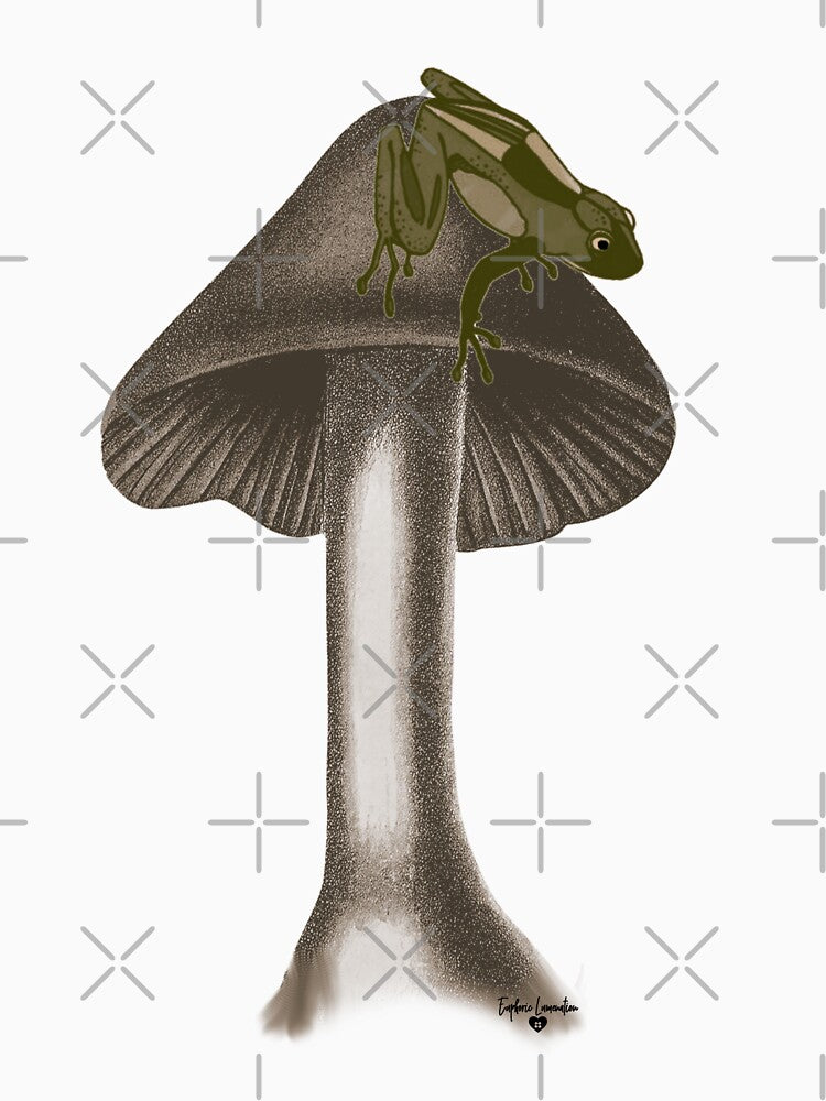 Frog on a Mushroom by ELDigitals