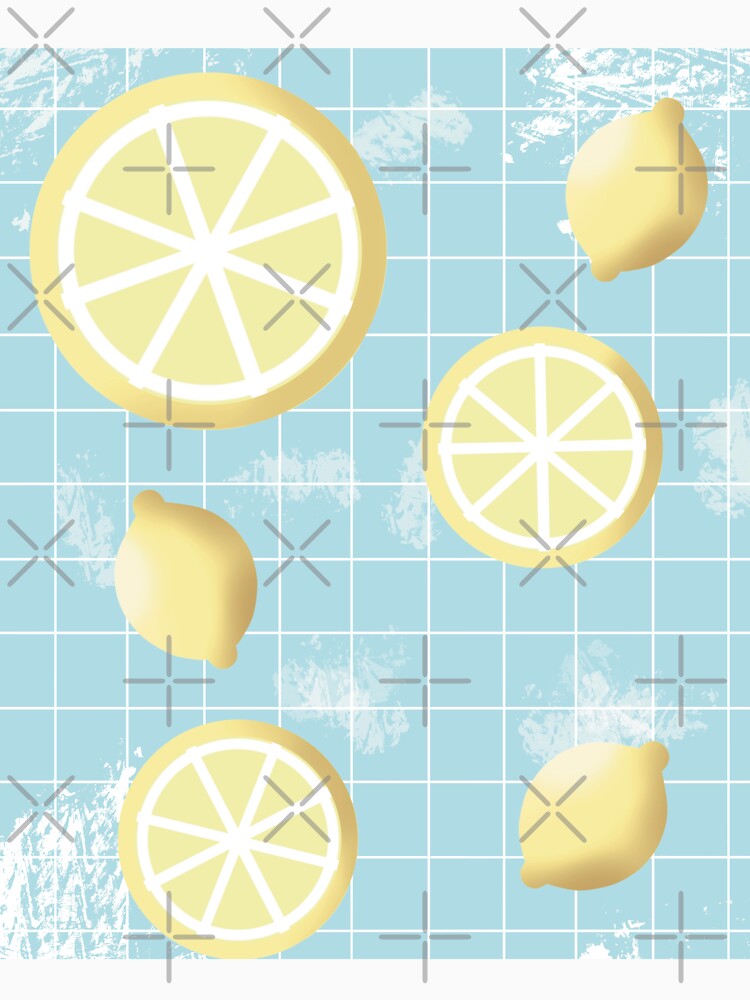 Vintage Lemon Pattern by JadedLilacsArt