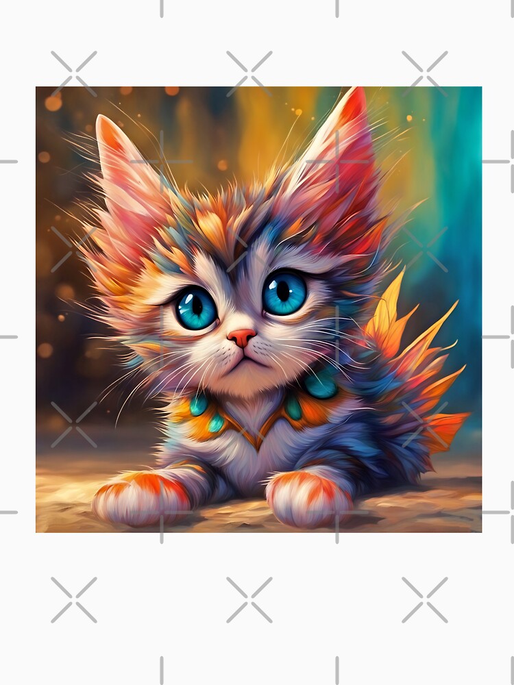Whimsical Fairy Kitten No. 003 by FaerieFusion