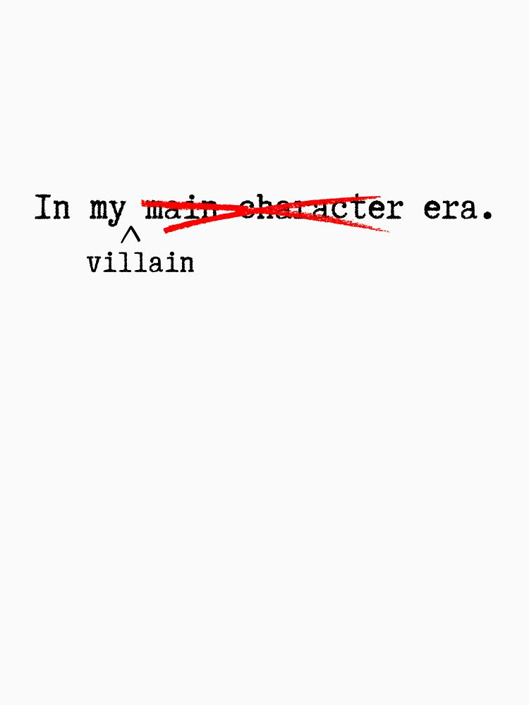 In my villain era. by MightyPenShop