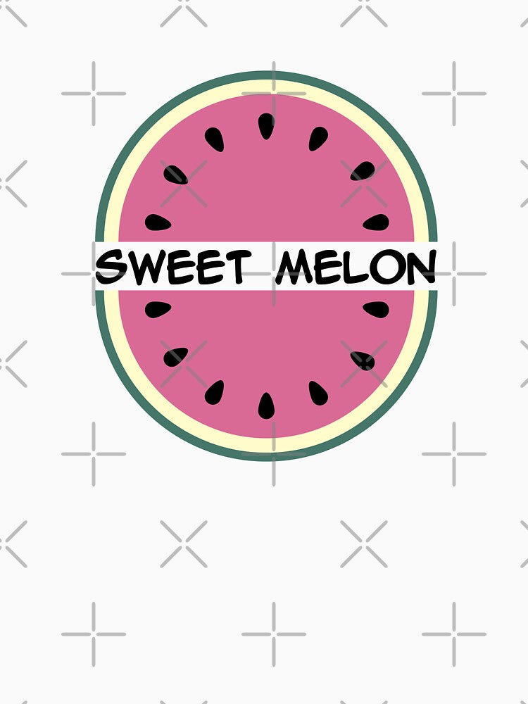 Retro Watermelon Pattern – Mid Century Sweet Melon Geometric Design by alijun
