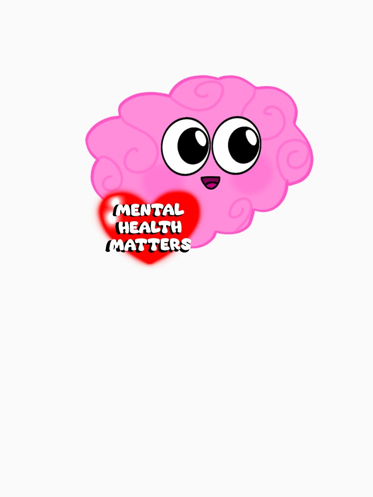 Mental Health Matters Brain by LaurenEhretArt