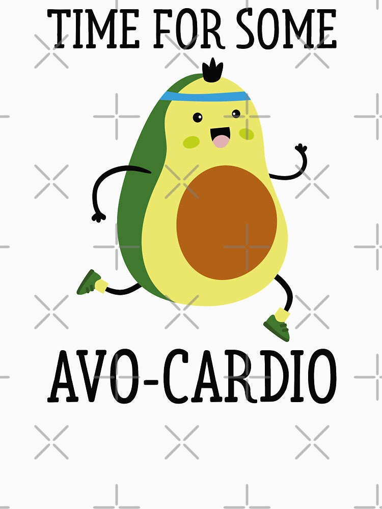 Time For Some Avo-Cardio by LuckyFoxDesigns