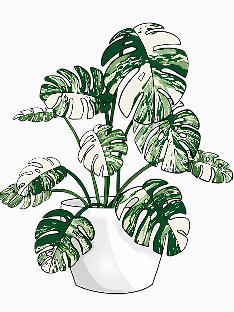 Variegated Monstera Deliciosa by satmilppk62
