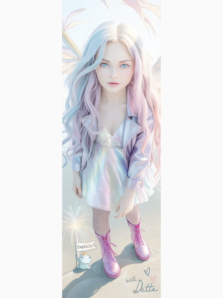 Pastel Fairycore Galaxy Dreamer Art by Steven Howard