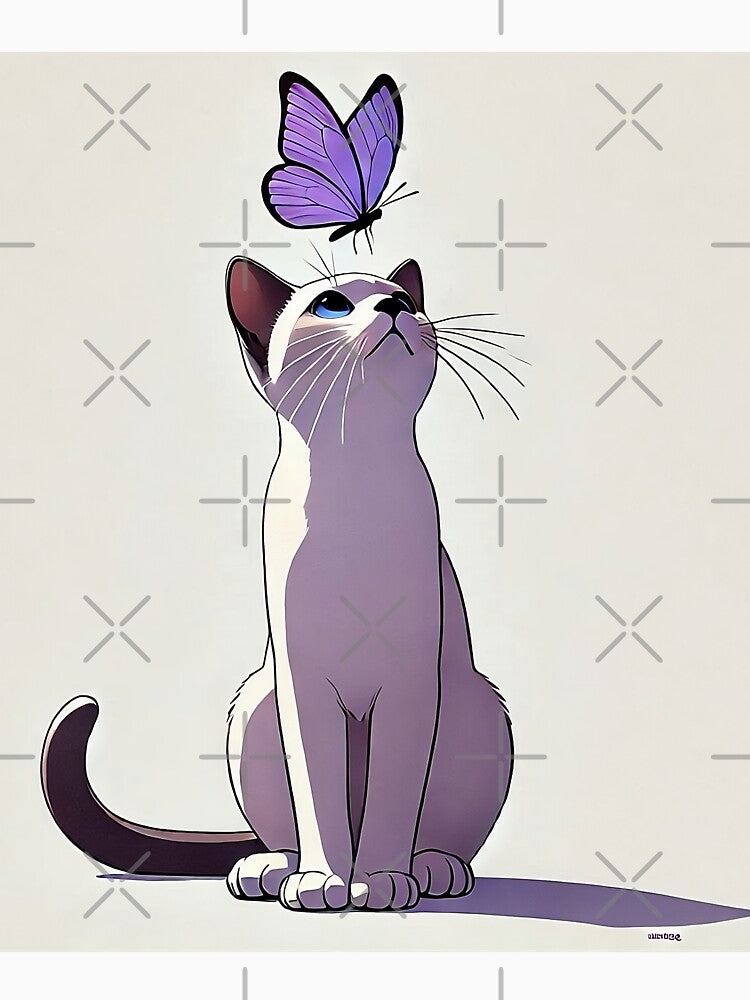 Cat with Butterfly by Day Dreamer