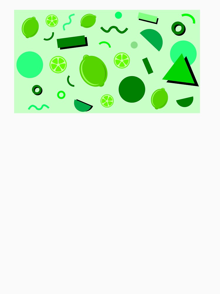 80s Lime Fruit Pattern by designbyingrid