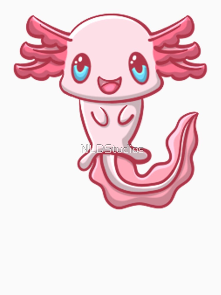 Albino Axolotl by NLDStudios