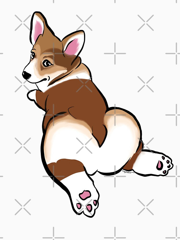 Corgi Butt by Ryan Biddle