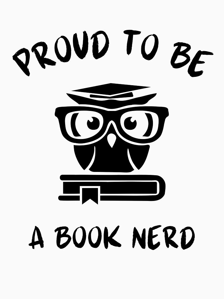 Proud to be a book nerd - owl by IviBlack