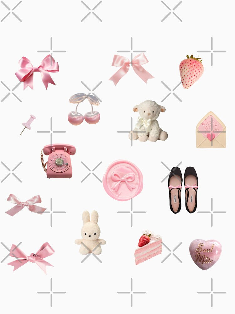 soft cute pink set by delicate-pov