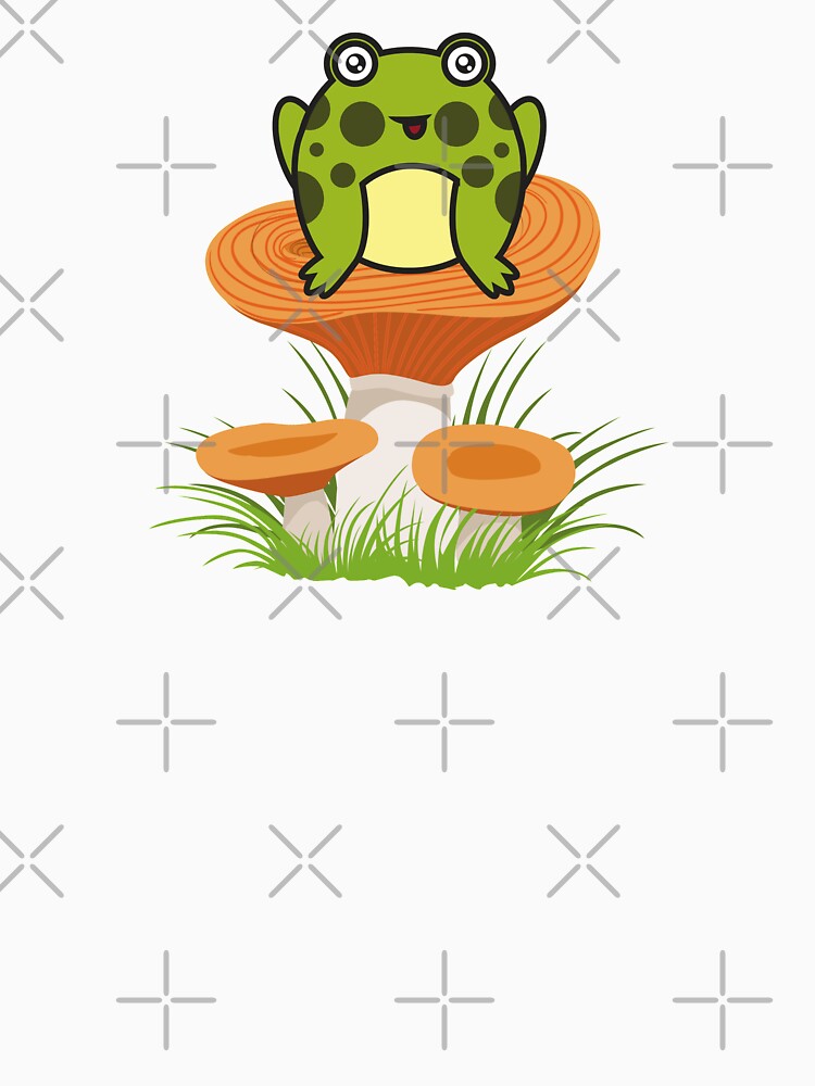 Frog on a Mushroom by VBeesTees