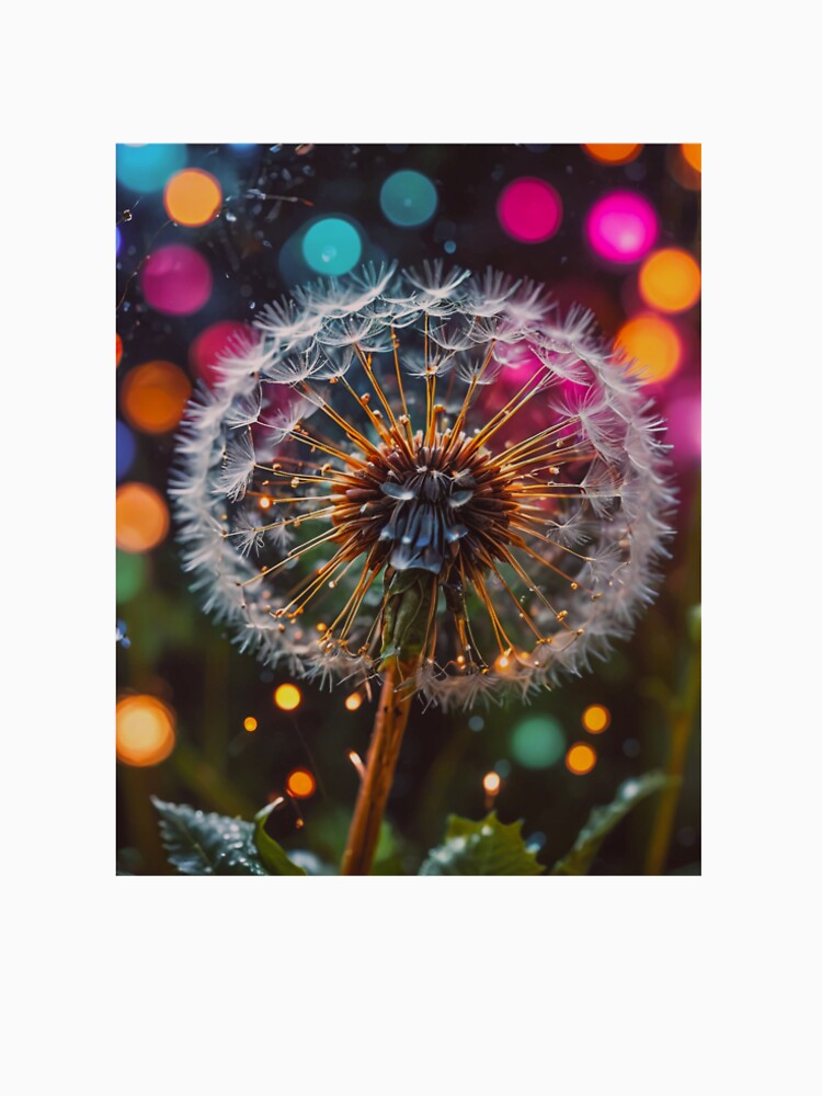 Dreamy Dandelion Art Print – Magical Bokeh Flower Photography Wall Decor by BeautifulVirtues