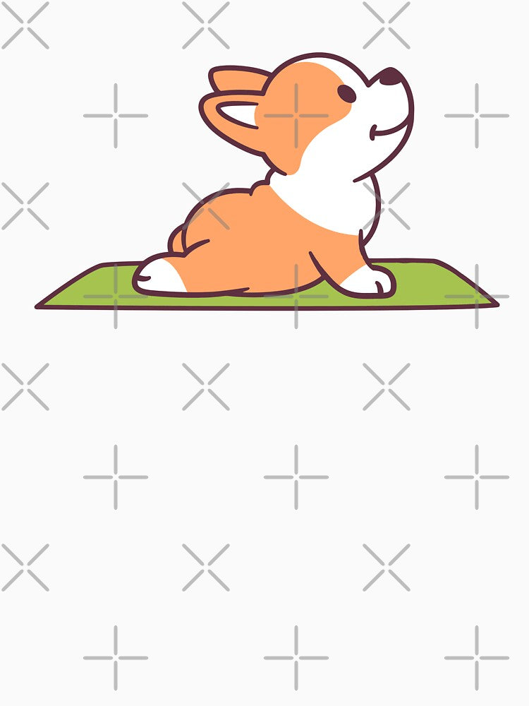 Corgi Yoga by DogGarden