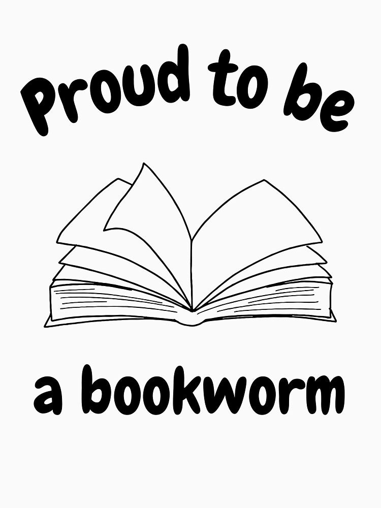 Proud to be a bookworm by IviBlack