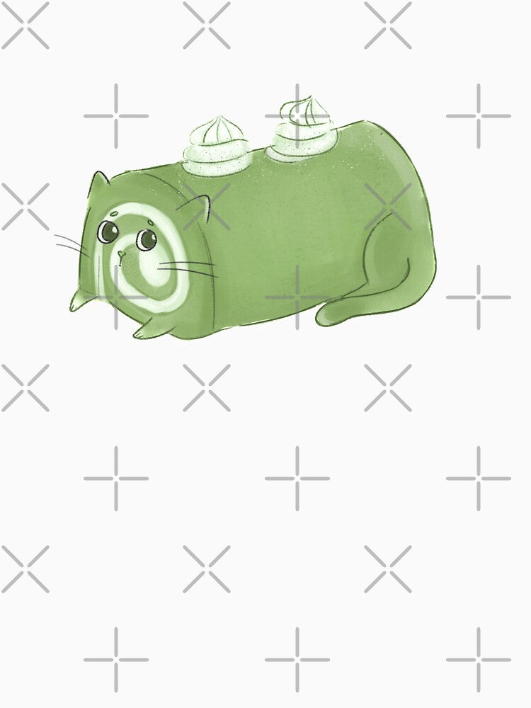 Matcha Roll Cat by Sweets-trolley