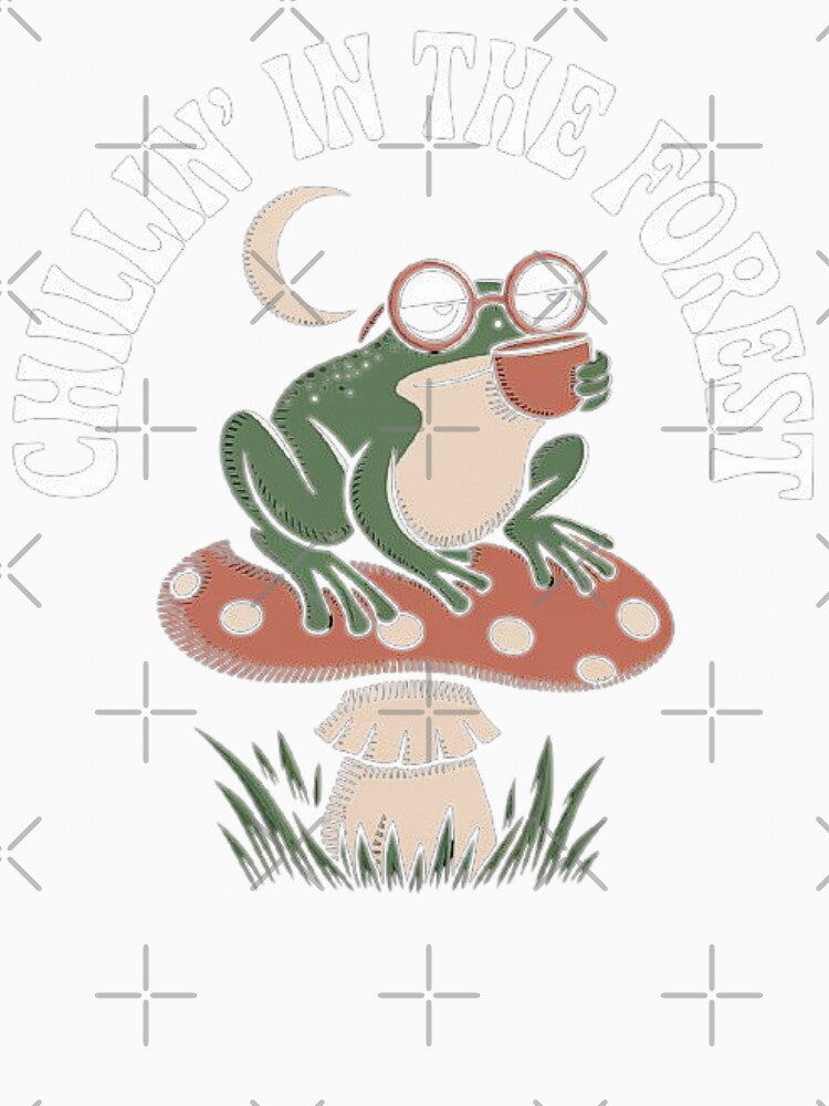 Relaxing Frog on Mushroom - Chillin’ in the Forest by love3617