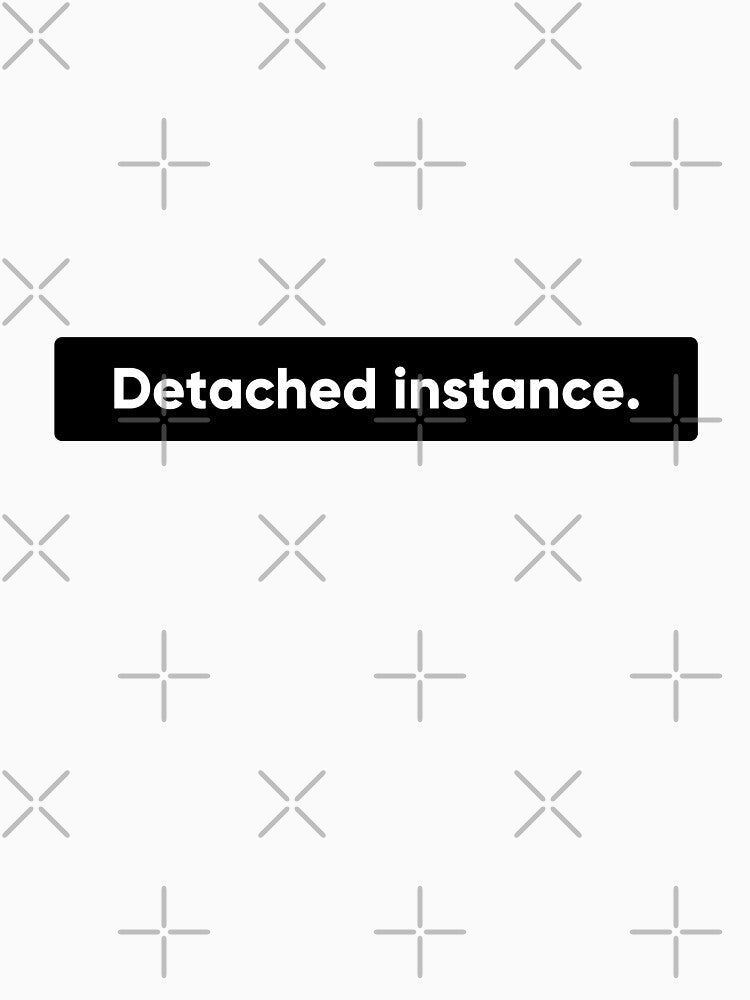 Detached Instance - Minimalist Black Bar UI/UX Violation & Design Ops Gag Gift- One line quote by Artio-ArtShop