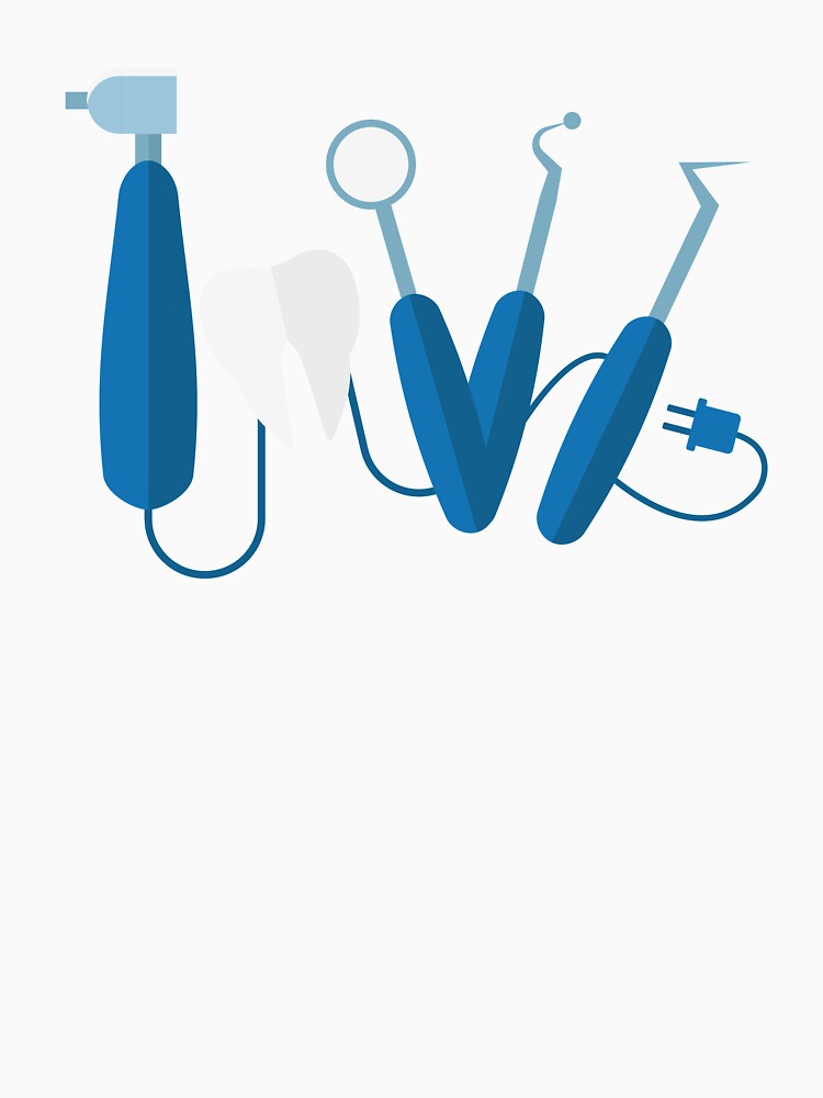 Dentist Doctor Dental Assistant Hygienist Dental Heartbeat by KrisCho