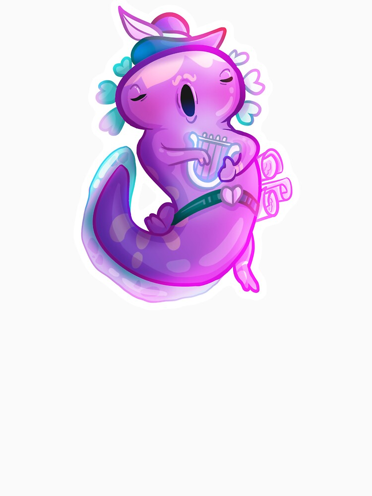Bard Axolotl, dnd cute class by Thomasmoka