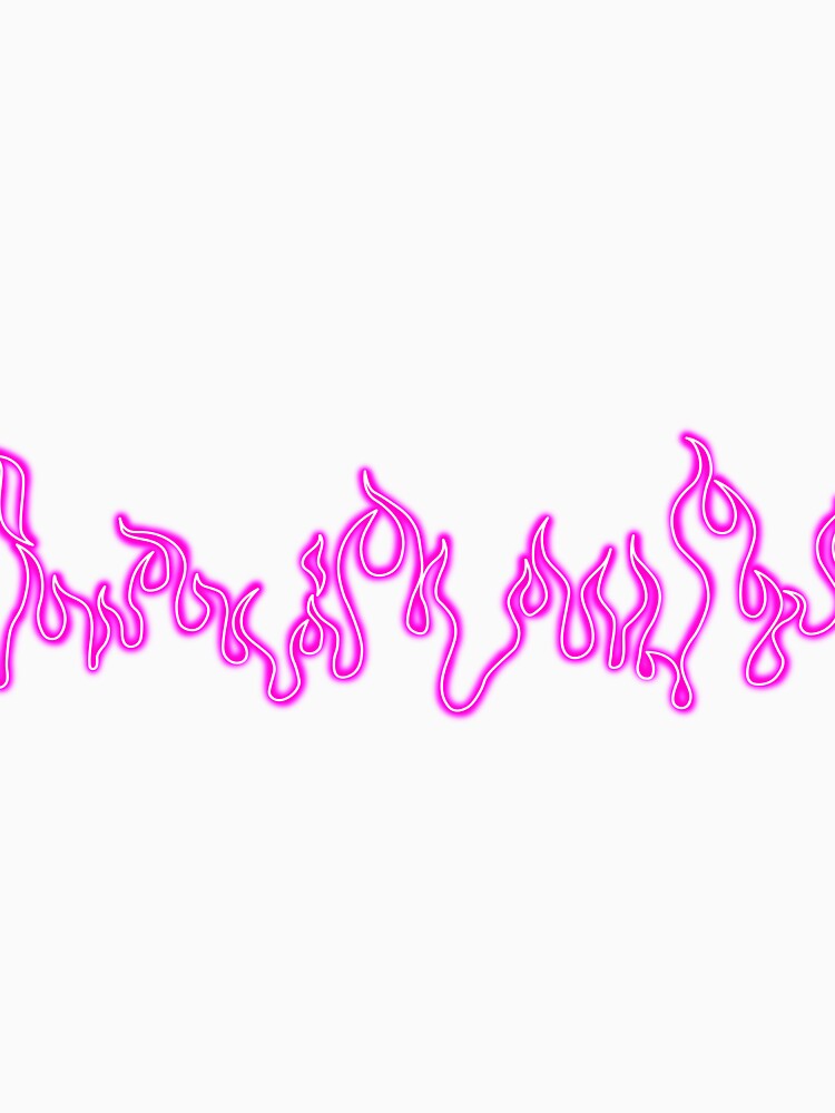 Fuchsia Neon Flames by ThePinkVat