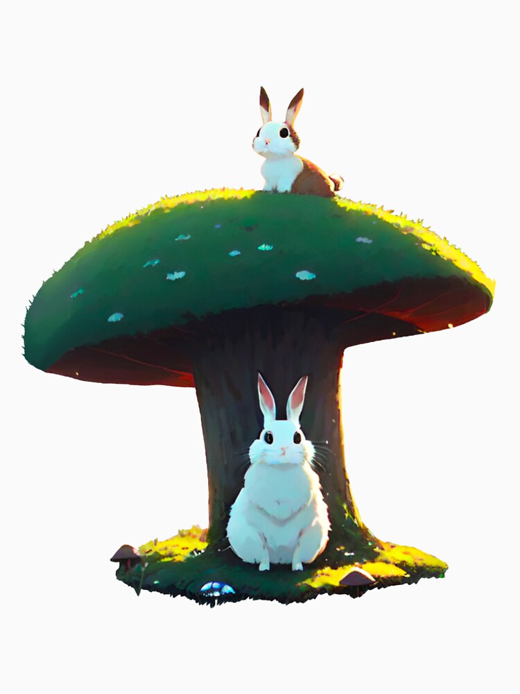 Mushroom Bunnies by KaidasFerns