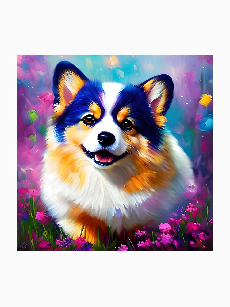 Royal Corgi: A Majestic Portrait of the Beloved Canine Breed by RoslinShaw