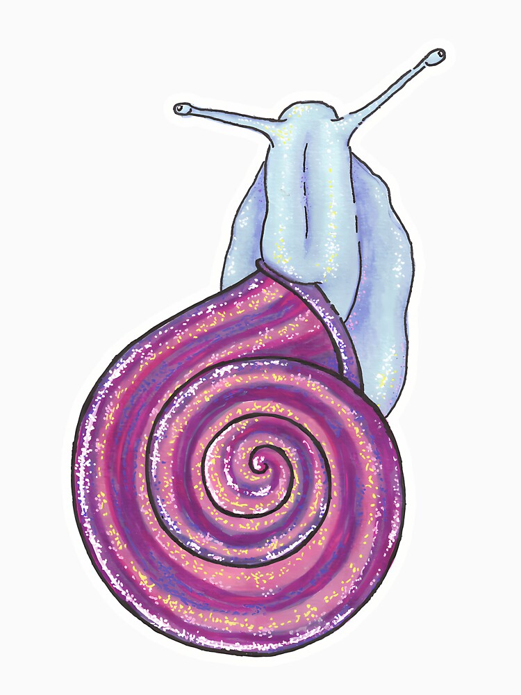Disco Snail Retro 70s Vaporwave Aesthetic by vgggeirjpe25