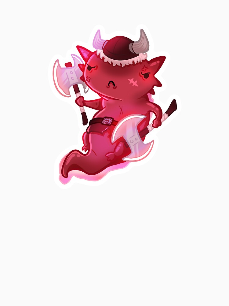 Barbarian Axolotl, dnd cute class by Thomasmoka