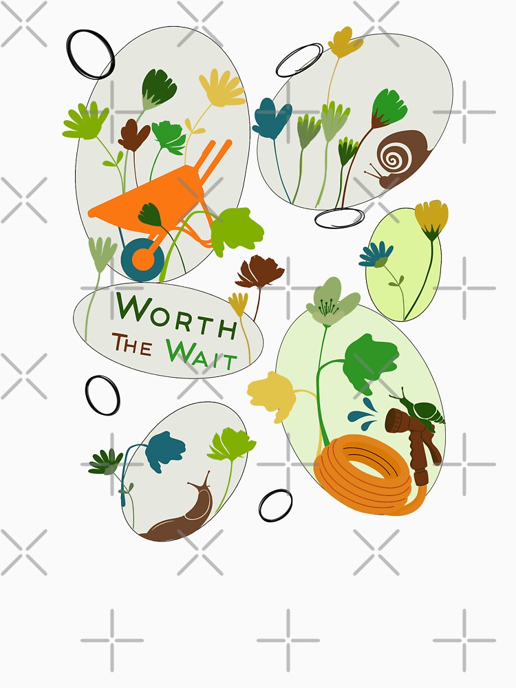 Worth The Wait Geometric Garden Design by Vibria Pattern Studio