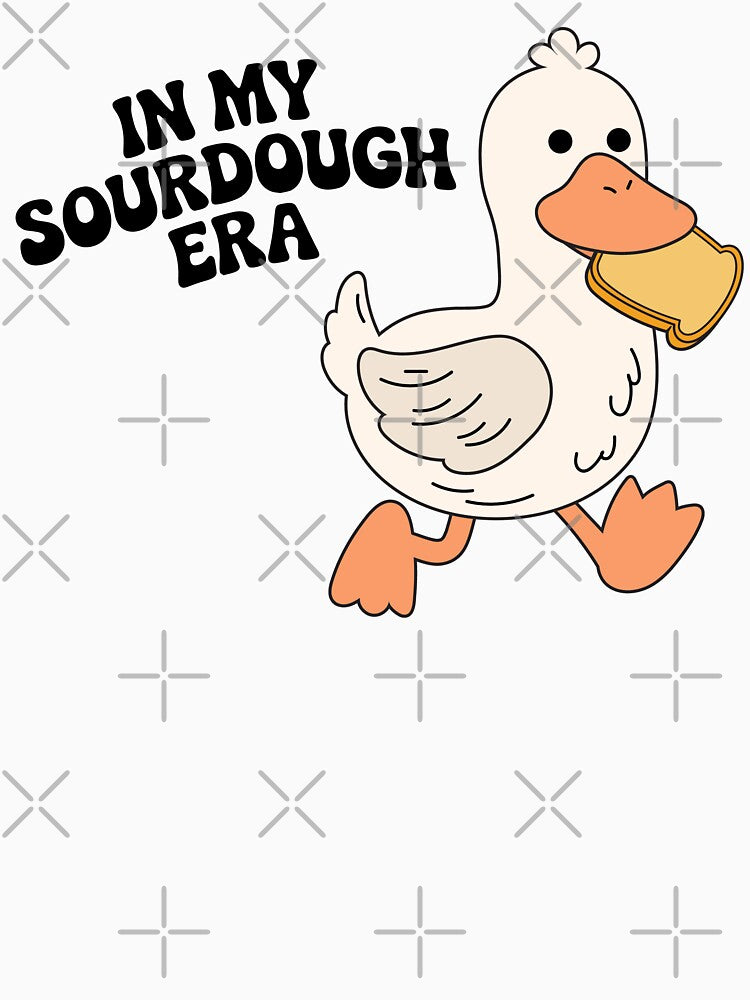 Groovy In My Sourdough Era Funny Pun In My Bread Making funny duck by My Kozy Shoppe