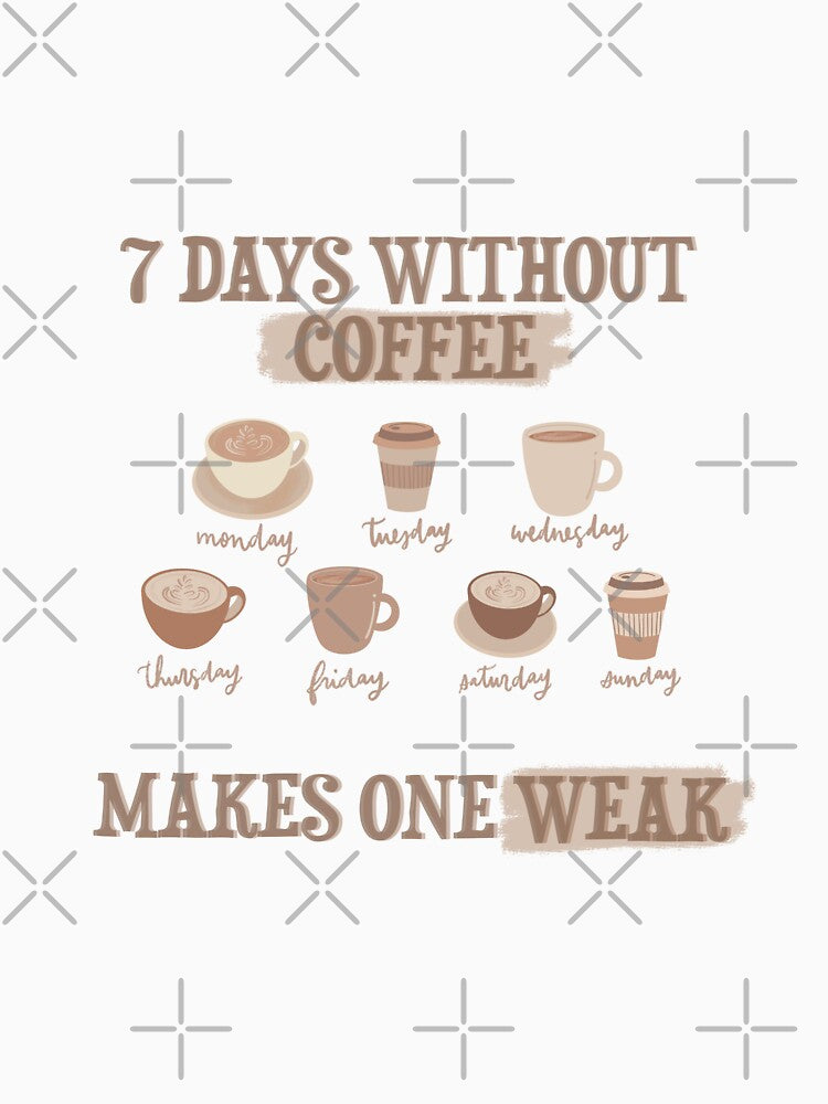 Coffee Statement Quote Minimalist by nyxartsph