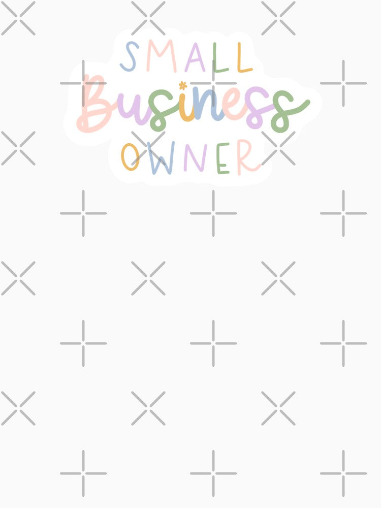 Small Business Owner Floral Lettering Quote by marlyhartranft