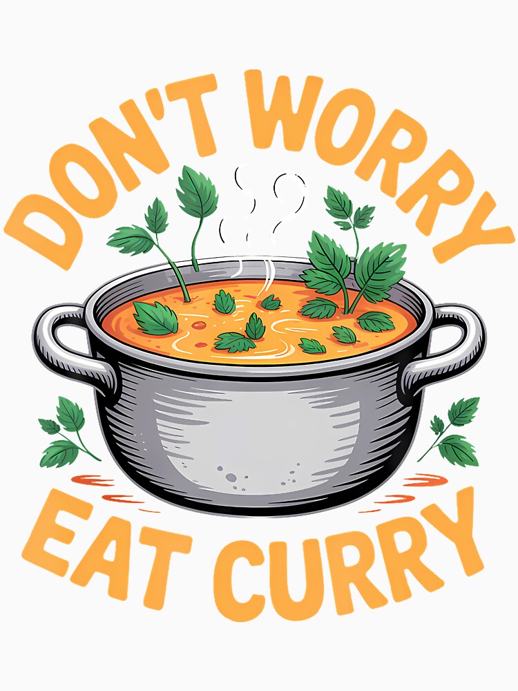 Don't Worry Eat Curry Indian Food by odemsysyobst