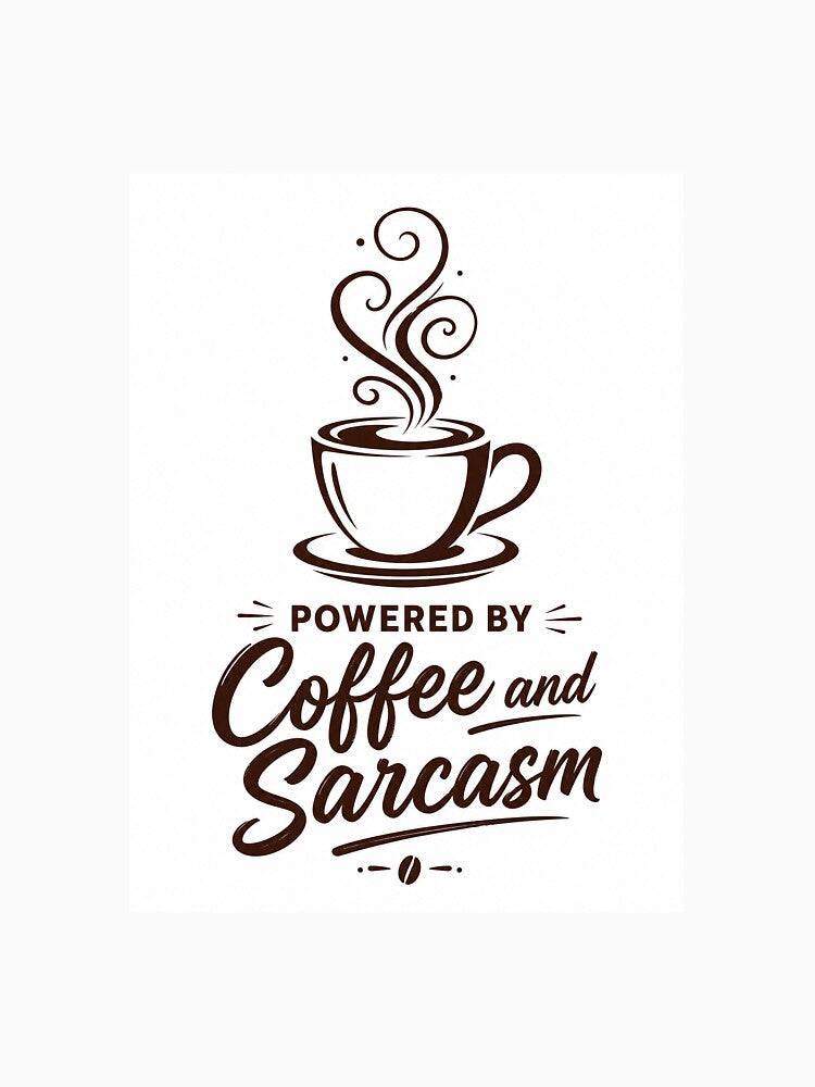 Powered by Coffee and Sarcasm by EKAMWORLD