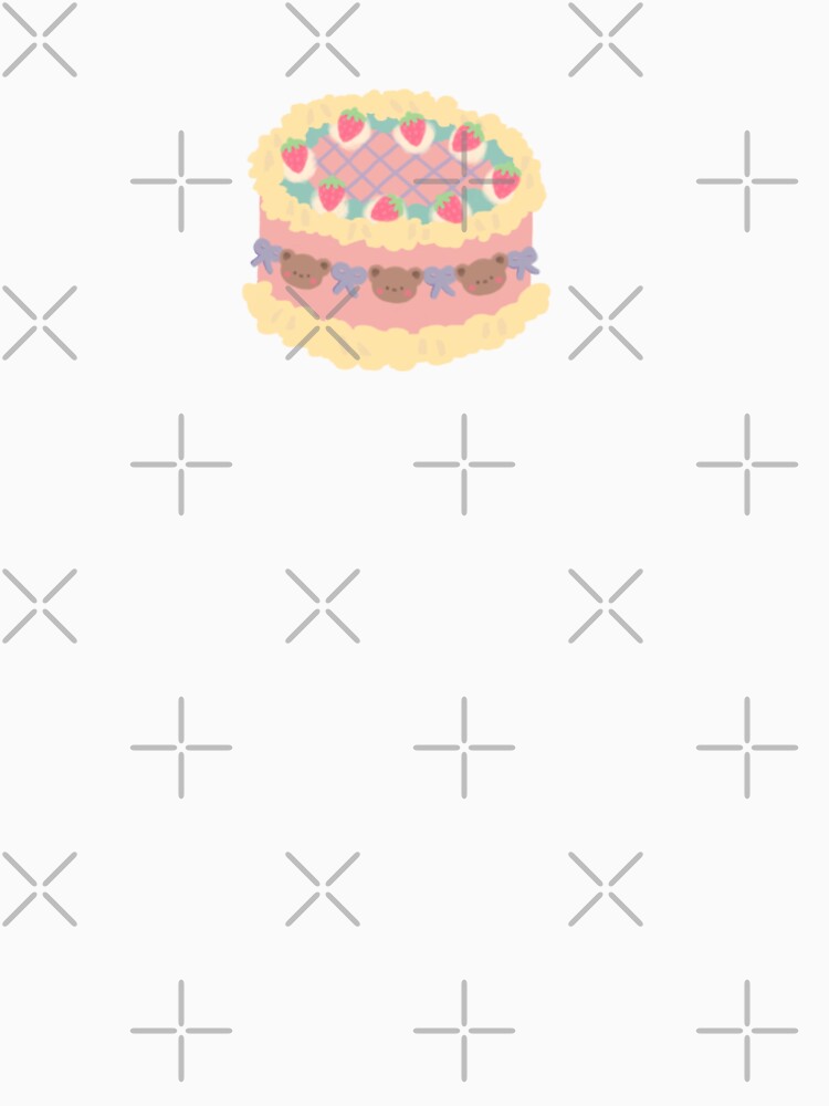 vintage pink bear cake by ff studios