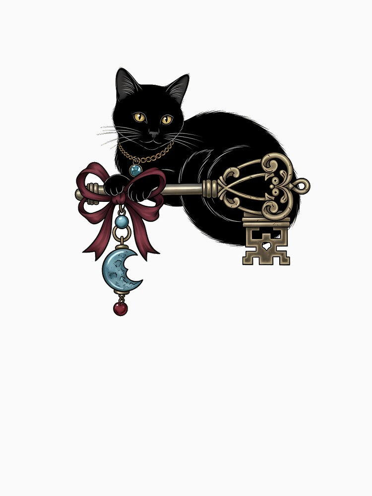Chapel Key Black Cat by IllumeInk