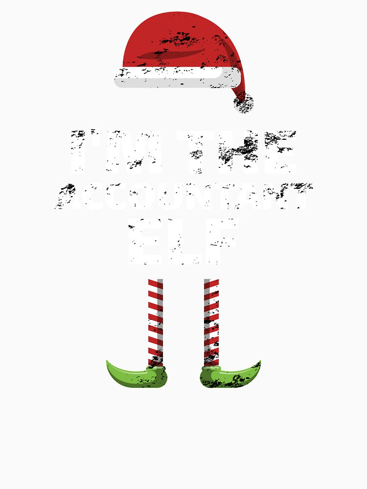 Christmas accountant elf matching group costume Retro Vintage by Jeangel97