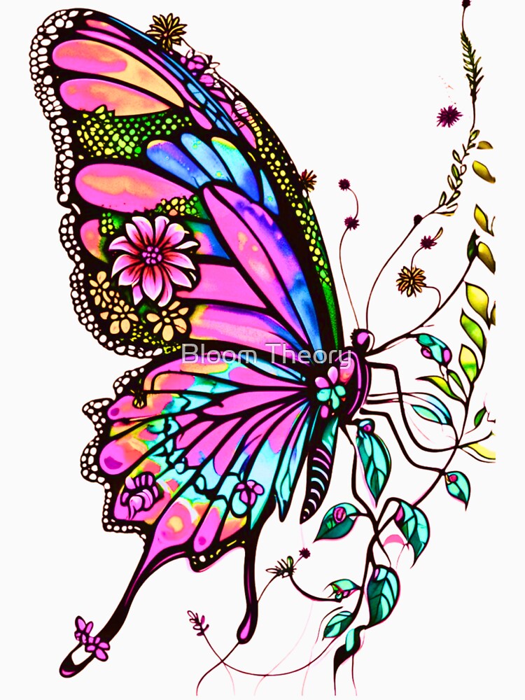 The Electric Flora Butterfly: Frequencies of the Flora #7 by Bloom Theory